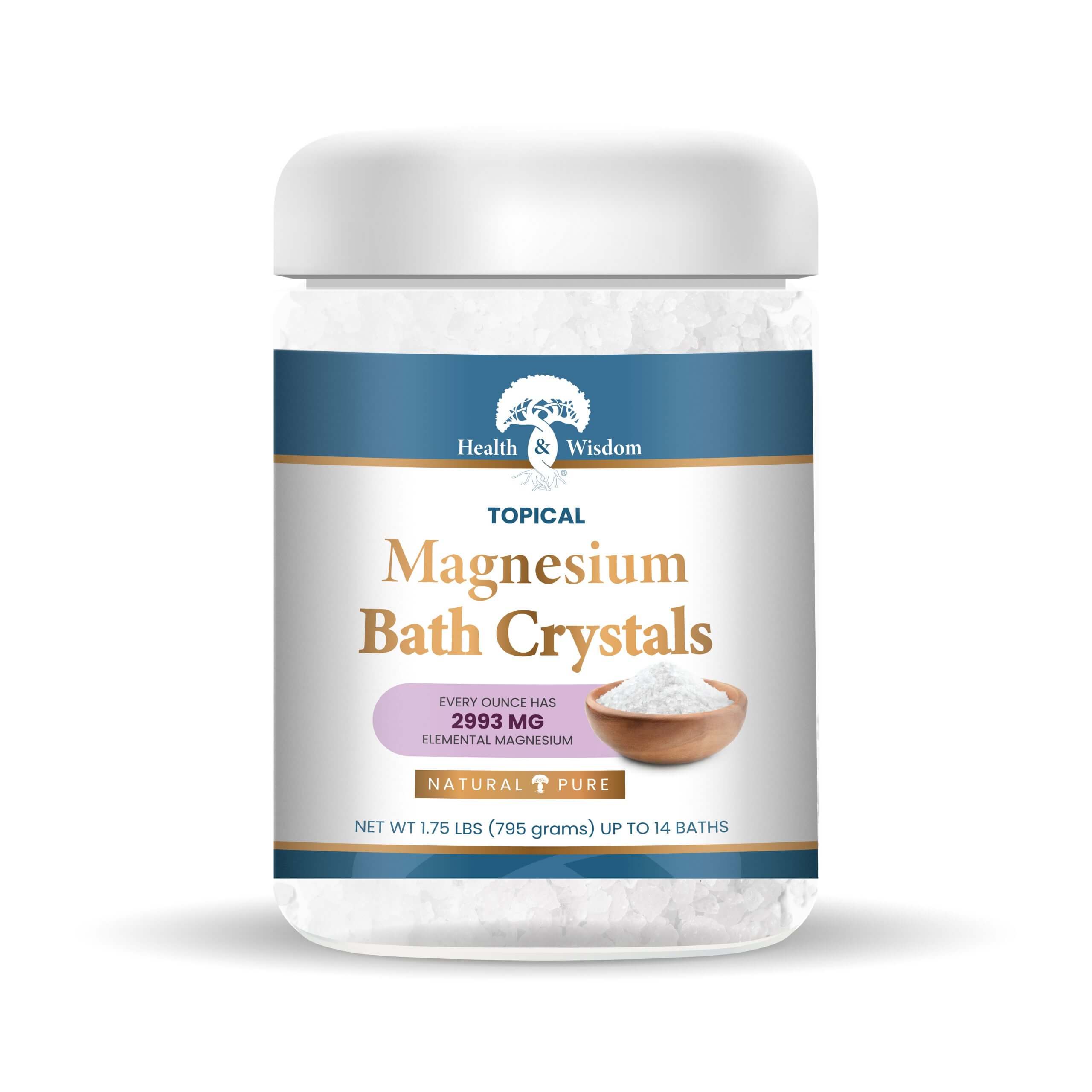 Magnesium Bath Crystals Health & Wisdom