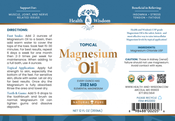 Magnesium Oil 12 FL OZ