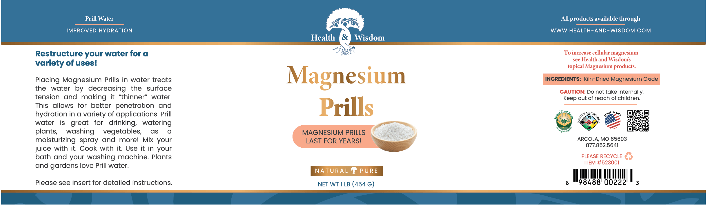 Magnesium Prills 1 LB Magnesium Prills 1 LB