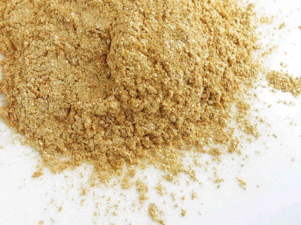 Gold mica pigments powder for cosmetics