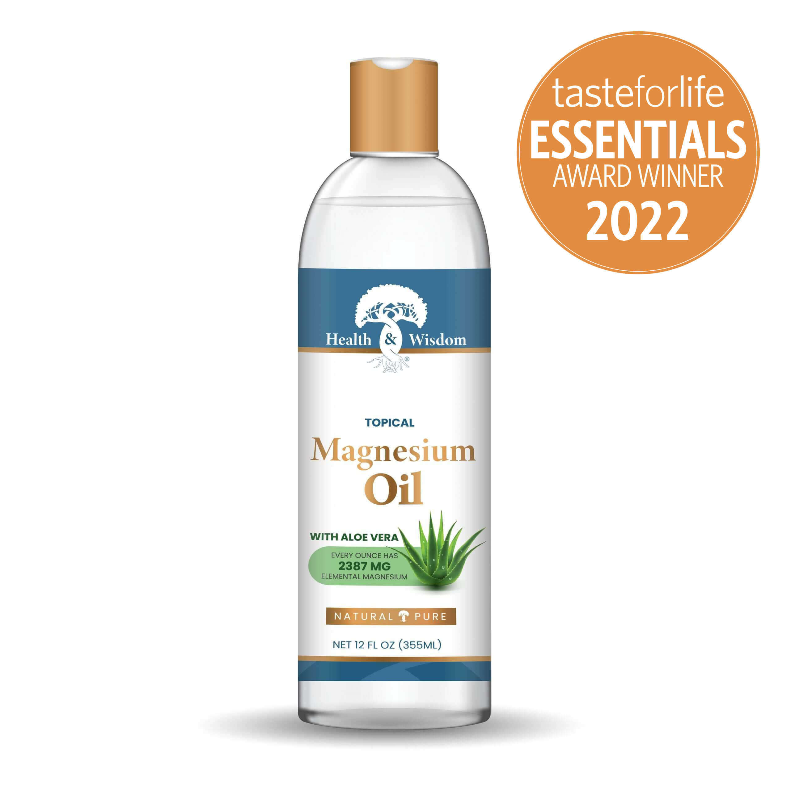 Magnesium Oil USP With Aloe Vera Health & Wisdom